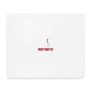 Trotinette course internationale super bike - Tapis de souris (format paysage) - blanc - Devant