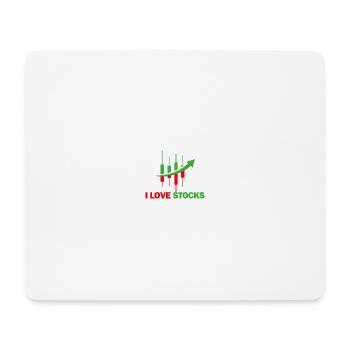 Love of stocks - Mouse Pad (horizontal) - white - Front