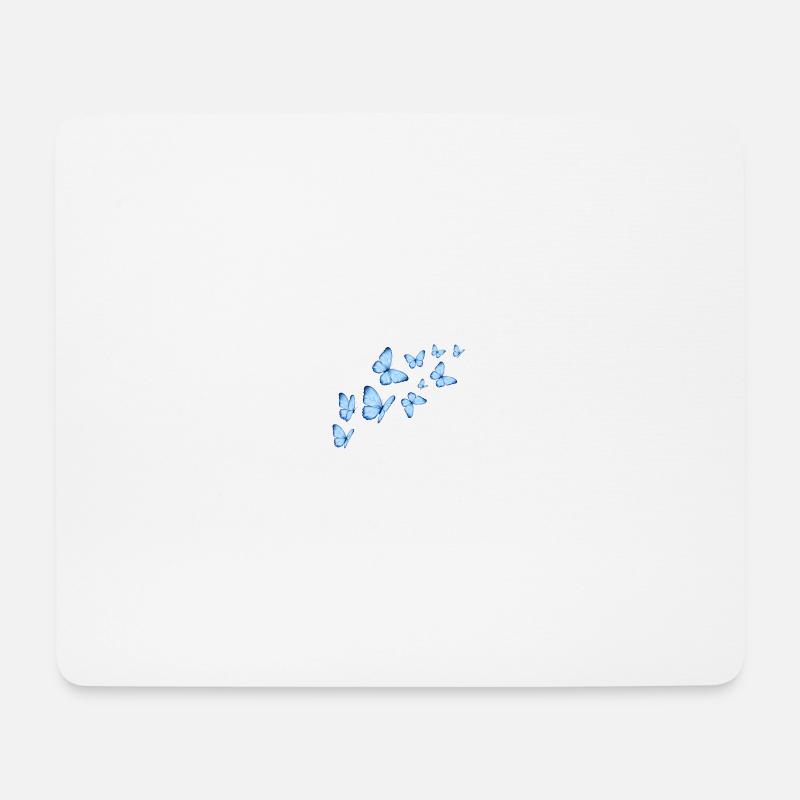 Schmetterlinge - Mousepad (Querformat) - Weiß