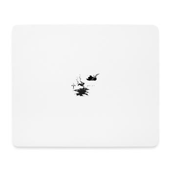 "again 'n' again" - Mousepad (Querformat) - Weiß - Vorne
