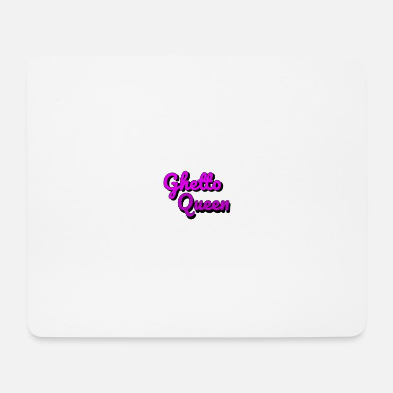 Ghetto Queen - Mousepad (Querformat) - Weiß