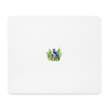 Blue jay - Mouse Pad (horizontal) - white - Front