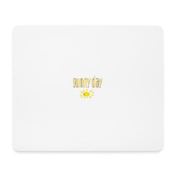 sunny day - Mousepad (Querformat) - Weiß - Vorne