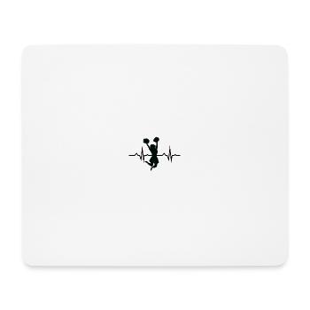 Cheerleading perfektes Geschenk Geburtstag - Mousepad (Querformat) - Weiß - Vorne