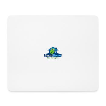 Maison intelligente sans soucis - Tapis de souris (format paysage) - blanc - Devant
