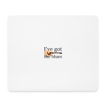 The blues - Tapis de souris (format paysage) - blanc - Devant