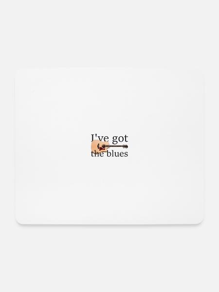 The blues - Mousepad (Querformat) - Weiß