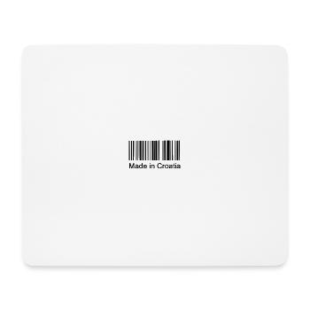 made in croatia - Mousepad (Querformat) - Weiß - Vorne