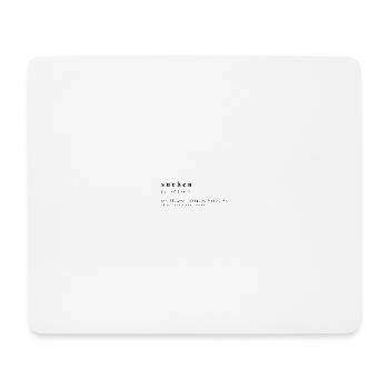 Suchen. Verb. Lautschrift. - Mousepad (Querformat) - Weiß - Vorne