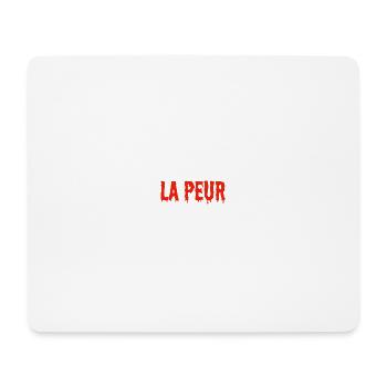 La Peur en sang - Tapis de souris (format paysage) - blanc - Devant