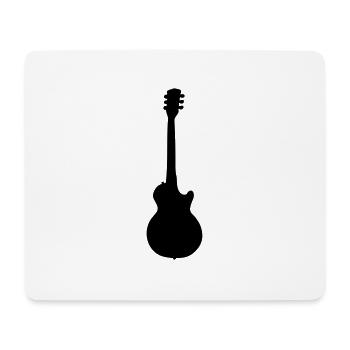 guitar gibson - Mousepad (Querformat) - Weiß - Vorne
