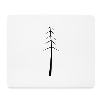 Arbre - Tapis de souris (format paysage) - blanc - Devant
