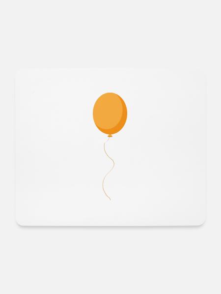 Luftballon - Mousepad (Querformat) - Weiß
