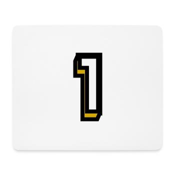 1. 1 JAHR. 1. JAHRESTAG. 1 JAHR GEBURTSTAG - Mousepad (Querformat) - Weiß - Vorne