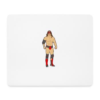 lutteur de lutte boxeurs sumo boxing1 - Tapis de souris (format paysage) - blanc - Devant