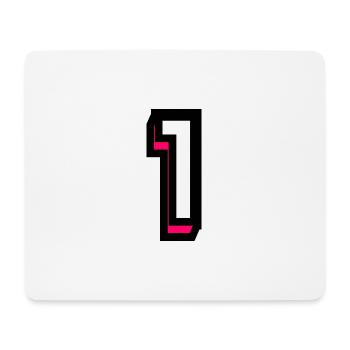 1. 1 JAHR. 1. JUBILÄUM. GEBURTSTAG 1 JAHR - Mousepad (Querformat) - Weiß - Vorne