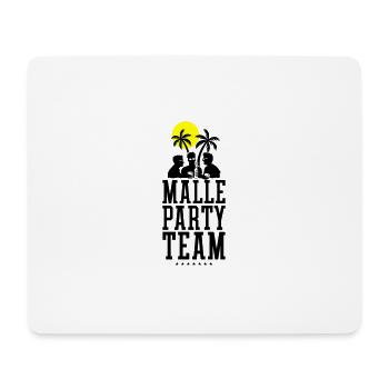 Malle Party Team Urlaub Mallorca - Mousepad (Querformat) - Weiß - Vorne