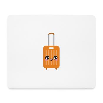 Vereisen Koffer Kawaii - Mousepad (Querformat) - Weiß - Vorne