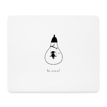 be unique - Mouse Pad (horizontal) - white - Front