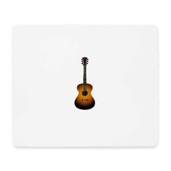 Akustische Gitarre - Mousepad (Querformat) - Weiß - Vorne