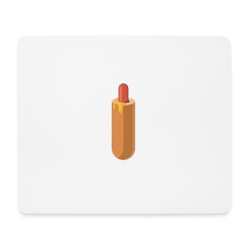 Hot dog - Mouse Pad (horizontal) - white - Front