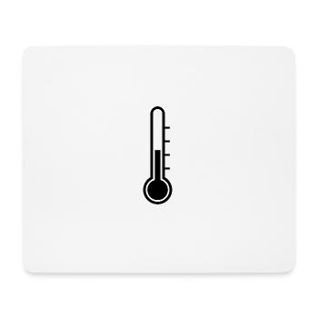 Thermometer - Mousepad (Querformat) - Weiß - Vorne