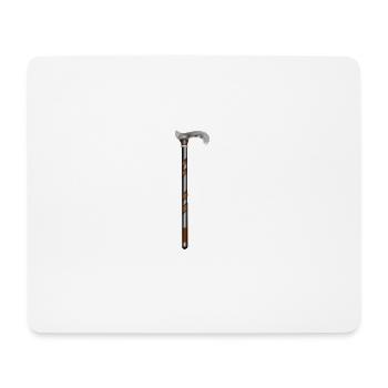 walking stick - Mouse Pad (horizontal) - white - Front