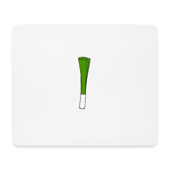 leek - Mouse Pad (horizontal) - white - Front