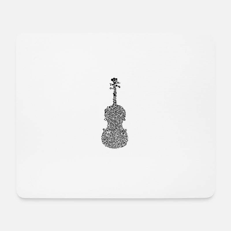 Cello - Mousepad (Querformat) - Weiß