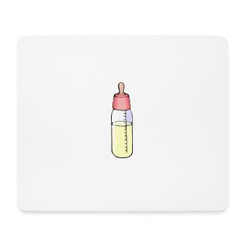 Baby bottle - Mouse Pad (horizontal) - white - Front