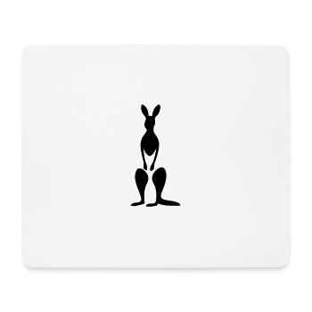 kangaroo - Mouse Pad (horizontal) - white - Front