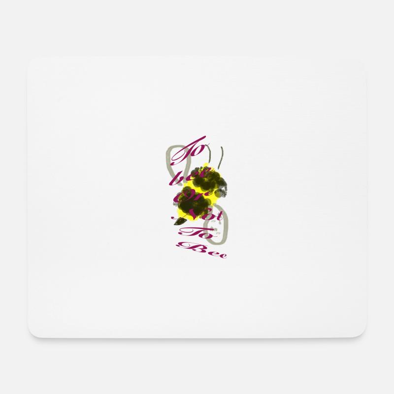 Hummel - Mousepad (Querformat) - Weiß