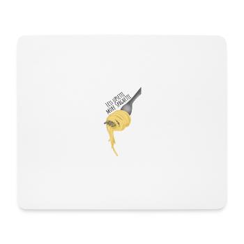 Less upsetti more spaghetti - Mouse Pad (horizontal) - white - Front