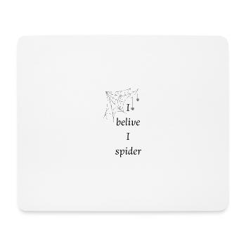 spider - Mouse Pad (horizontal) - white - Front