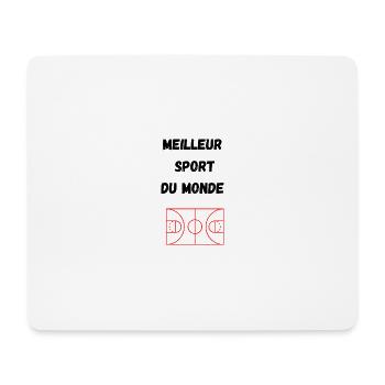 Best sport - Tapis de souris (format paysage) - blanc - Devant