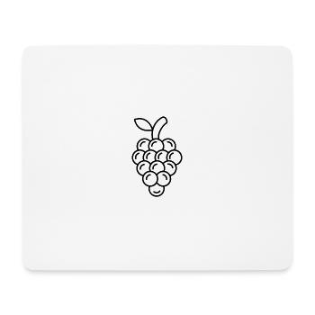 Grape - Mouse Pad (horizontal) - white - Front