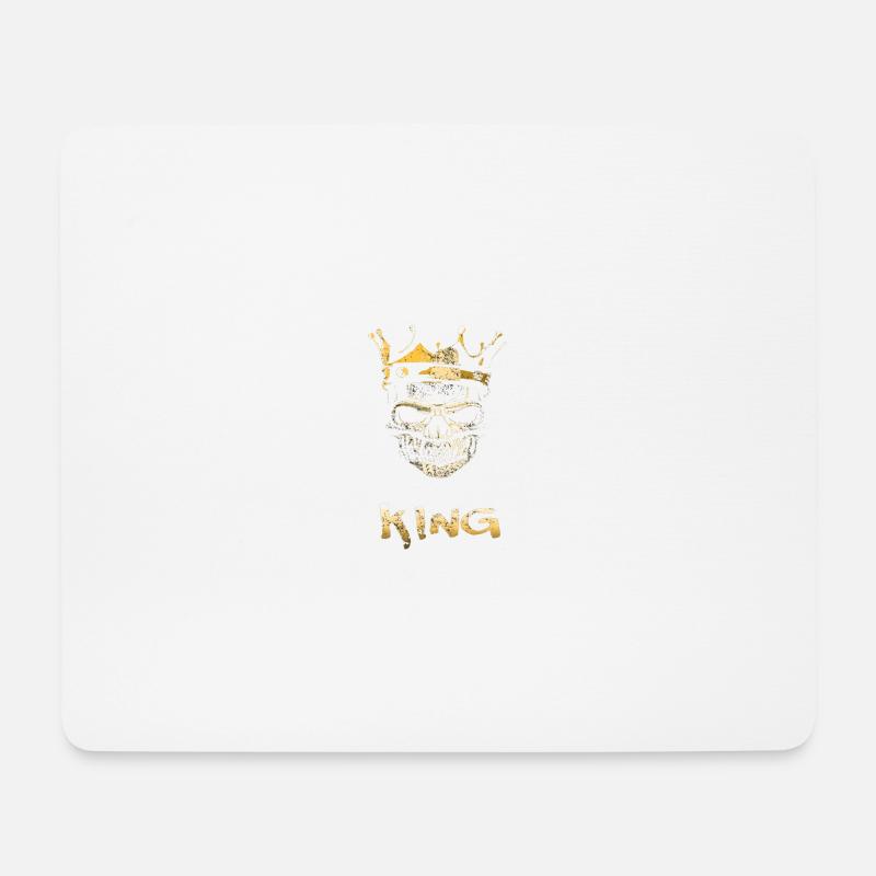 King - Mousepad (Querformat) - Weiß