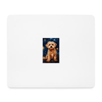 Poodle Dog Art - Mousepad (Querformat) - Weiß - Vorne
