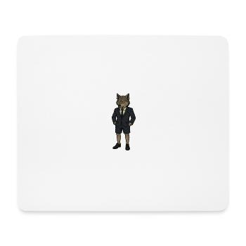 Successful wolf - Mouse Pad (horizontal) - white - Front