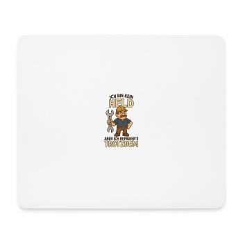 Handwerker mit Humor - Mousepad (Querformat) - Weiß - Vorne