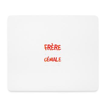 Je suis fier frère d'une soeur douce merveilleuse - Tapis de souris (format paysage) - blanc - Devant
