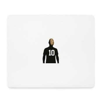 Kartoffelkopf Fußballer - Mousepad (Querformat) - Weiß - Vorne