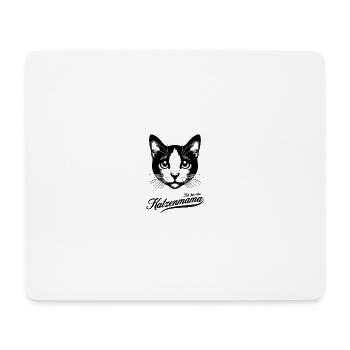 Ich bin eine Katzenmama, Tierfreund - Mousepad (Querformat) - Weiß - Vorne