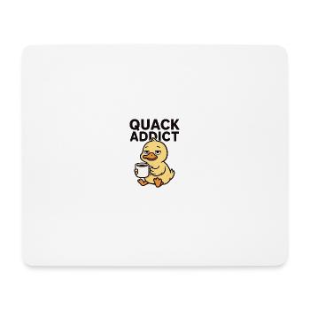 Chill Quack Coffee Club Design - Mousepad (Querformat) - Weiß - Vorne