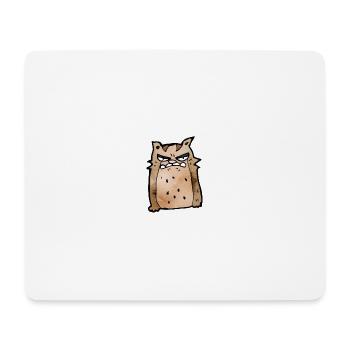 crumpy cat cartoon #2 - Mousepad (Querformat) - Weiß - Vorne