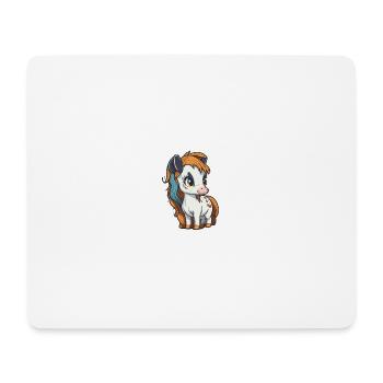 filly pony 3 - Mouse Pad (horizontal) - white - Front