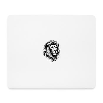 Lion - Tapis de souris (format paysage) - blanc - Devant