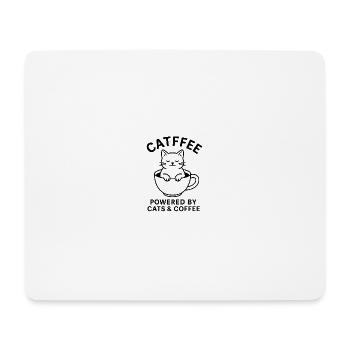 Cat in a coffee mug - Mouse Pad (horizontal) - white - Front