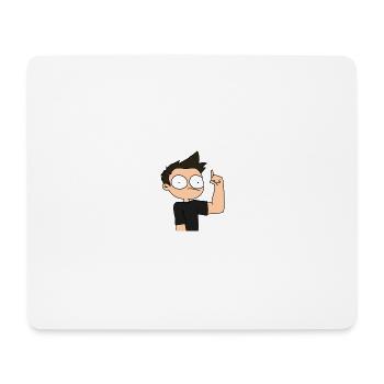 Chiby marv finger raised - Mouse Pad (horizontal) - white - Front