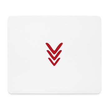 Rune Symbole Cadeau Ornement Ethnique Art - Tapis de souris (format paysage) - blanc - Devant